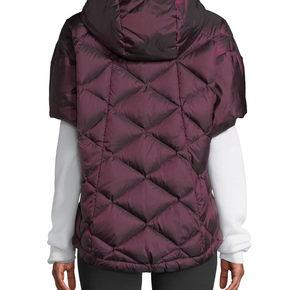 The Northface Far Northern Quilted Puffer Capelet EUC Rich Navy XS - Picture 16 of 16